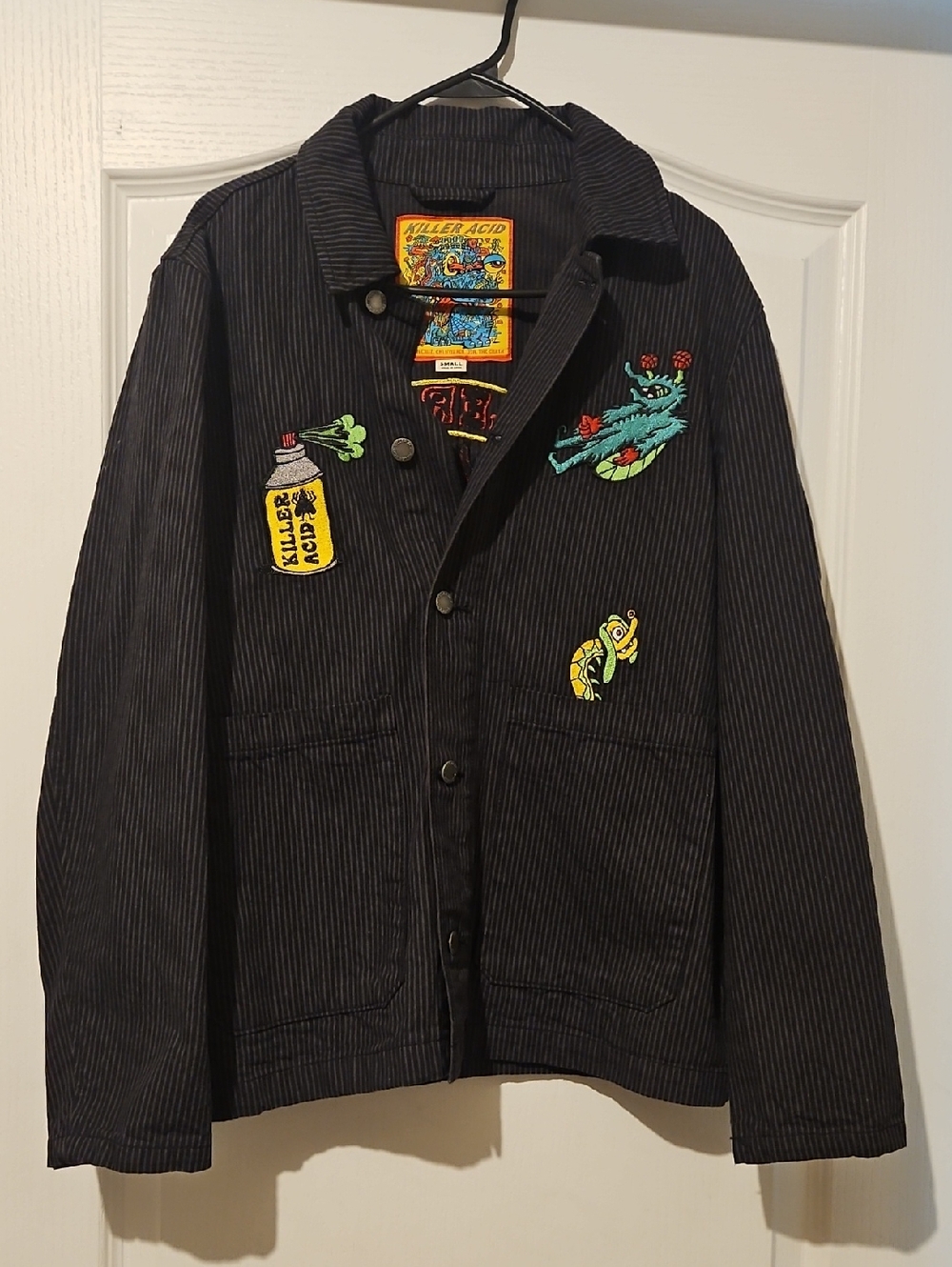 Killer Acid Collard Jacket Small NWOT